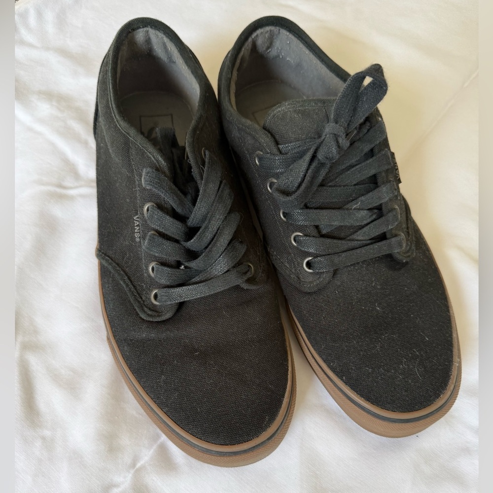 Vans Black Canvas, size 10